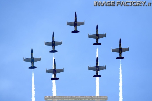 2017-09-16 Base Aerienne Sion 1326 Breitling Jet Team - Aero L-39 Albatros